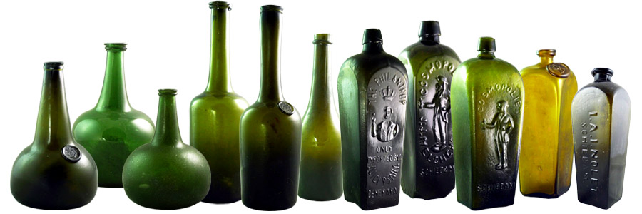 Brian Stephenson Antique Glass Bottles