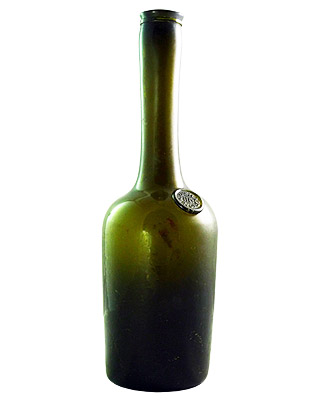 Antique Glass Bottles, Long Neck Wines