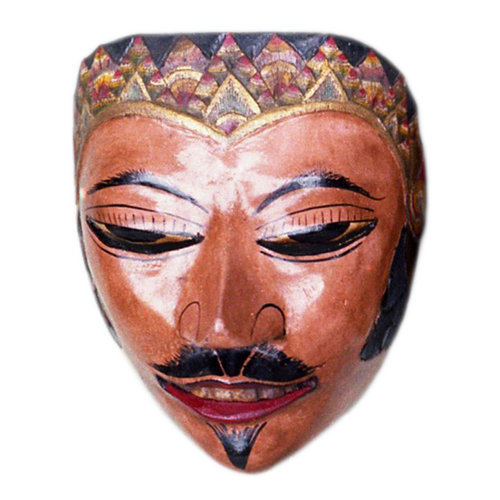 Cirebon Java mask with Solo style tiara