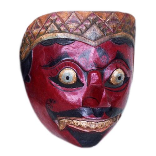 Cirebon Java mask with Solo style tiara