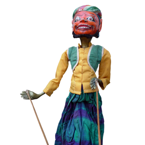 Javanese wooden rod puppet or Wayang Golek