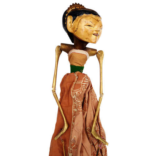 Javanese wooden rod puppet or Wayang Golek