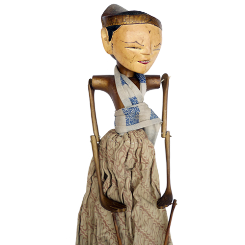 Javanese wooden rod puppet or Wayang Golek