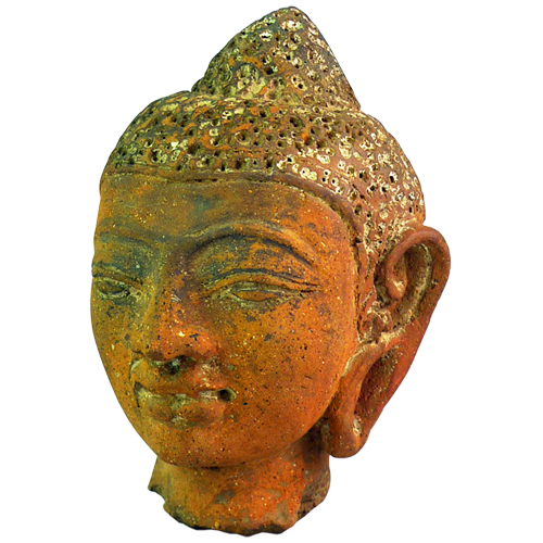 Teracotta Budhist style head