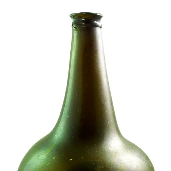 Early Dutch free blown squat shaped wine