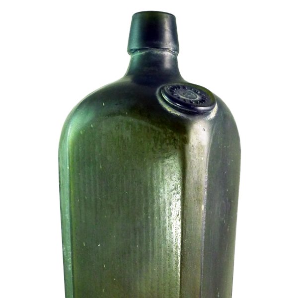 Mould blown sealed case gin