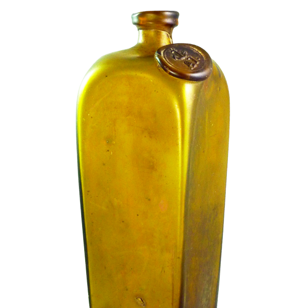 Mould blown sealed case gin
