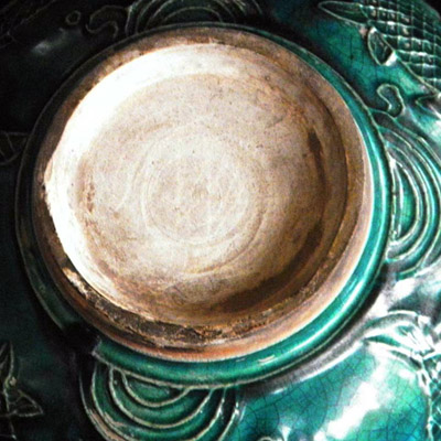 Ming dark green bowl