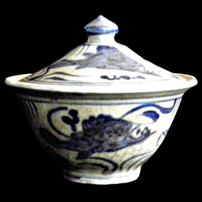 Ming blue and white jar