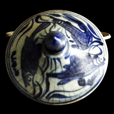 Ming blue and white jar