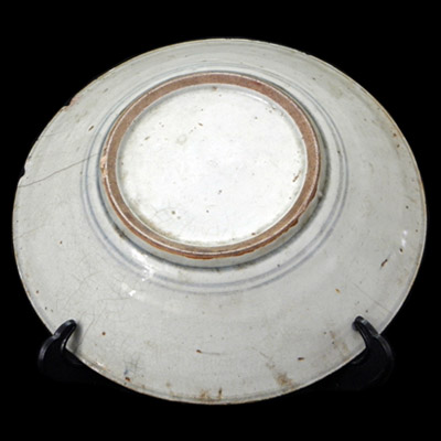 Qing blue and white dish