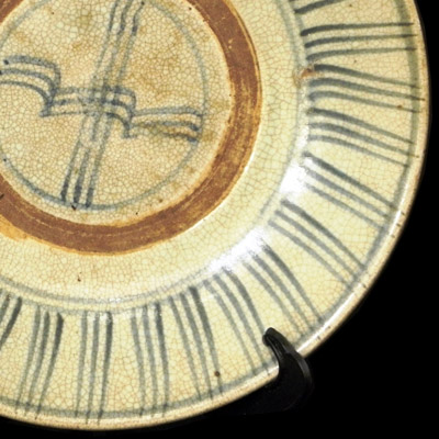 Qing blue and white dish