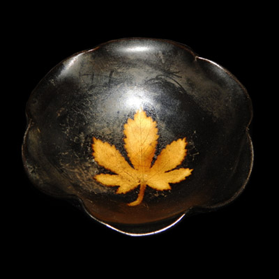 Southern Song Jizhou leaf tenmoku glaze bowl