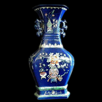 Yuan blue and white vase