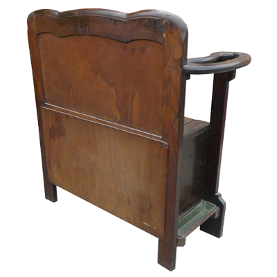 Oak hall seat and umbrella stand c, 1930