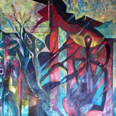 Abstract portrate of a Guyana ghost story