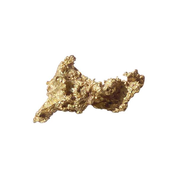 0.52 gm gold nugget from the Honey Camp Goldfield Issano Mazaruni District, Guyana