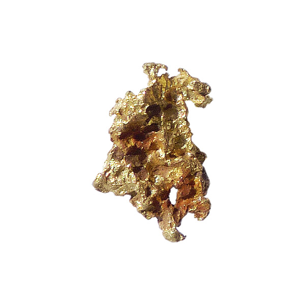 0.46 gm gold nugget from the Honey Camp Goldfield Issano Mazaruni District, Guyana