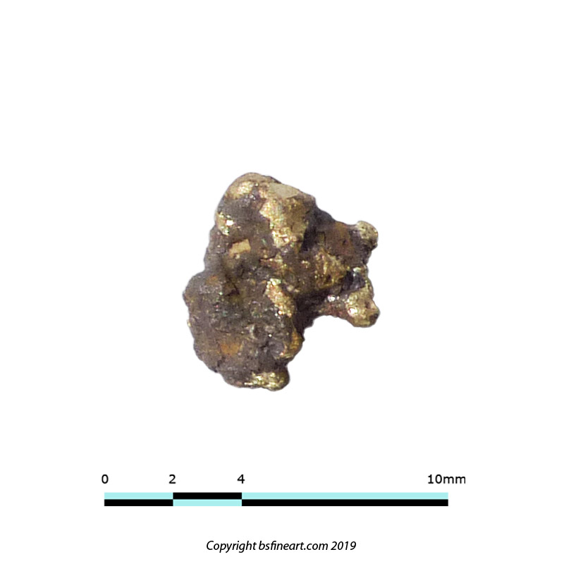 0.49 gm gold nugget from the Honey Camp Goldfield Issano Mazaruni District, Guyana