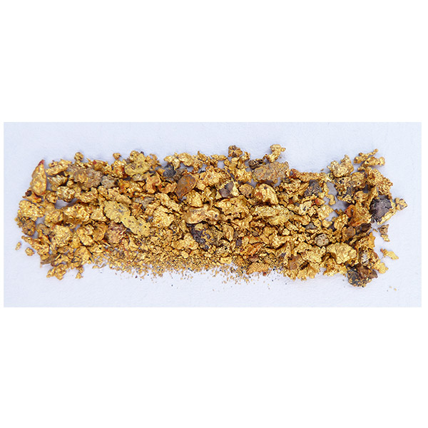 3.93g of small gold nuggets from the  Honey Camp Goldfield Issano Mazaruni District, Guyana