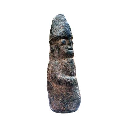 Ducon or Batak priest’s stone charm or medicine pounder