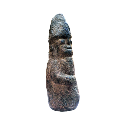 Ducon or Batak priests stone charm or medicine pounder