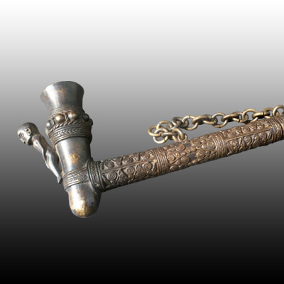 Batak Toba bronze pipe