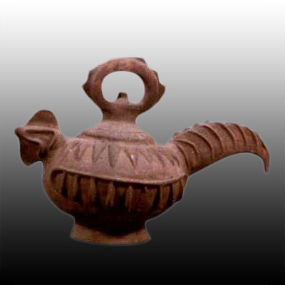 Kroe earthenware water carrier or kendi