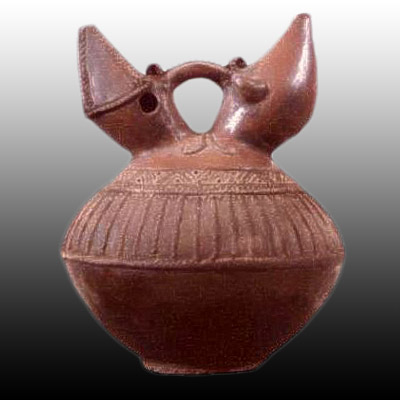 Kroe earthenware water carrier or kendi