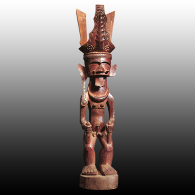 Nias Island male ancestor figure