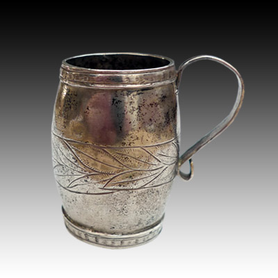Aymara ritual silver cup