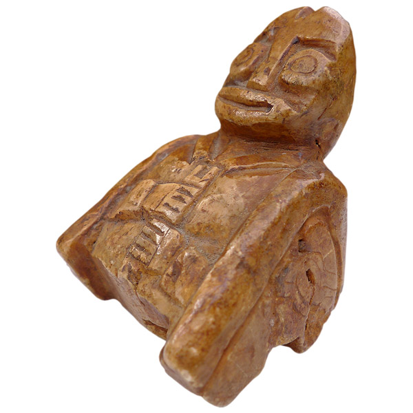 Aymara soapstone fetish,  charm or amulet