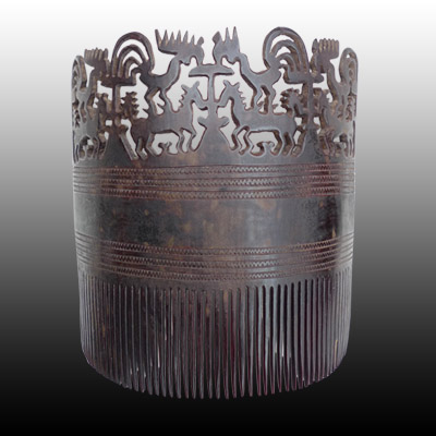 Sumba comb or head dress in wood