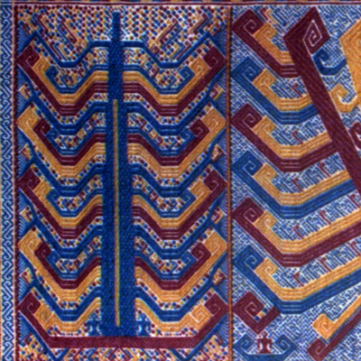 South Sumatra Kroe ceremonial hanging or Ship Cloth (Palepai)