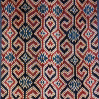 South Sulawesi Toraja warp ikat shroud or wall hanging (Seko Mandi)