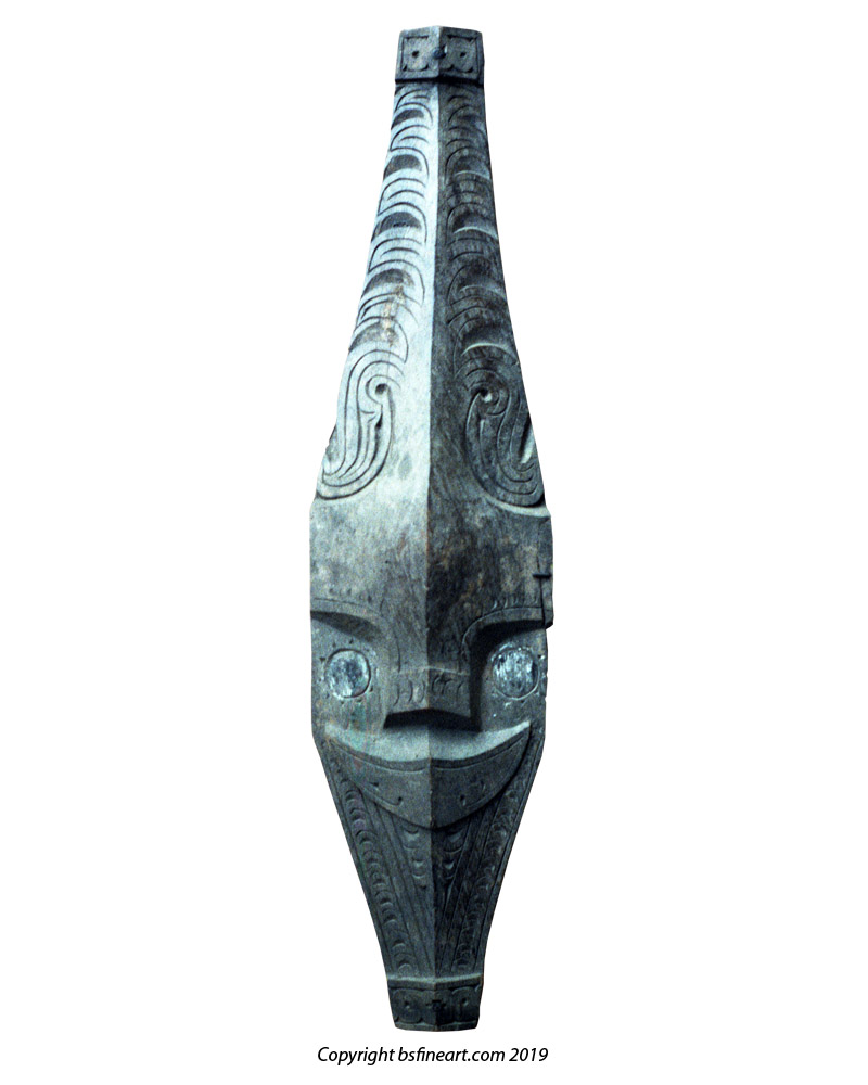 Batak Toba house ornament in the form of a buffalo head