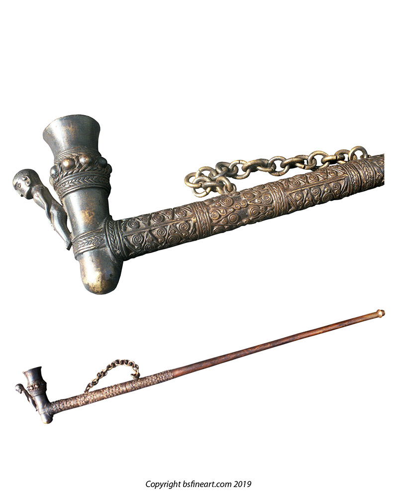 Batak Toba bronze pipe