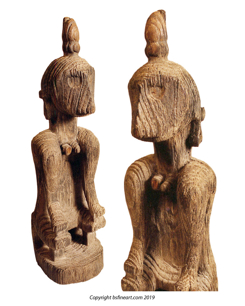 Leti female ancestor figure