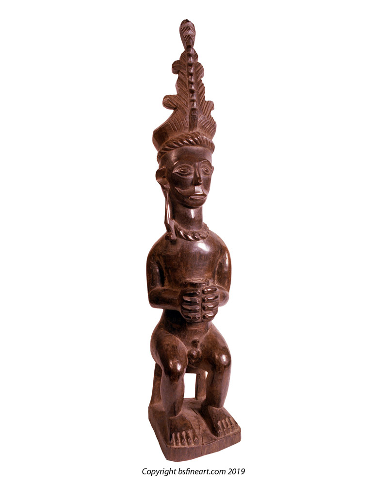 Nias Island male ancestor figure