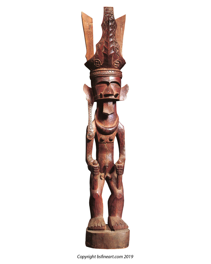 Nias Island male ancestor figure