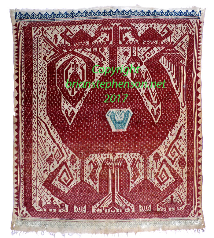 South Sumatra Kroe ceremonial cloth (Tampan)