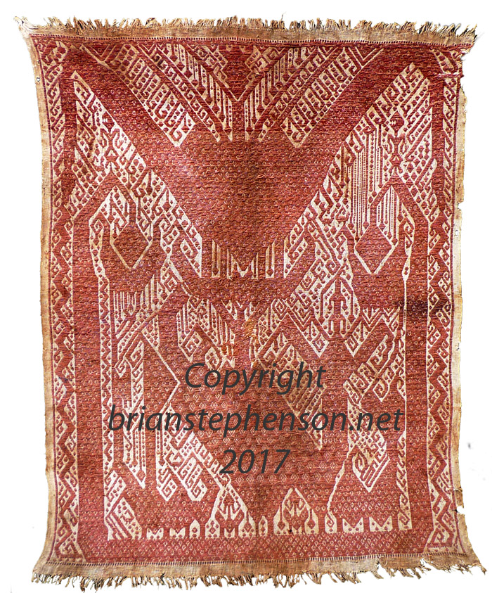 South Sumatra Kroe ceremonial cloth (Tampan)