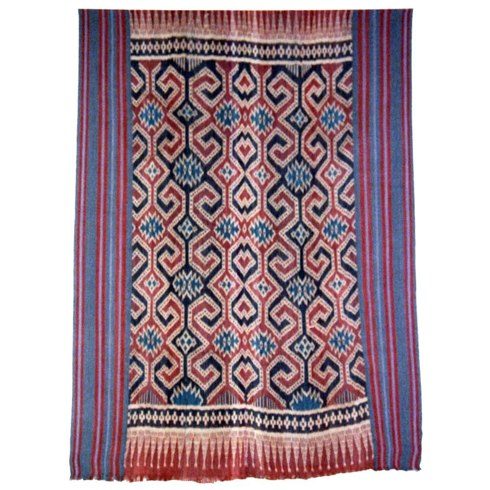 South Sulawesi Toraja warp ikat shroud or wall hanging (Seko Mandi)